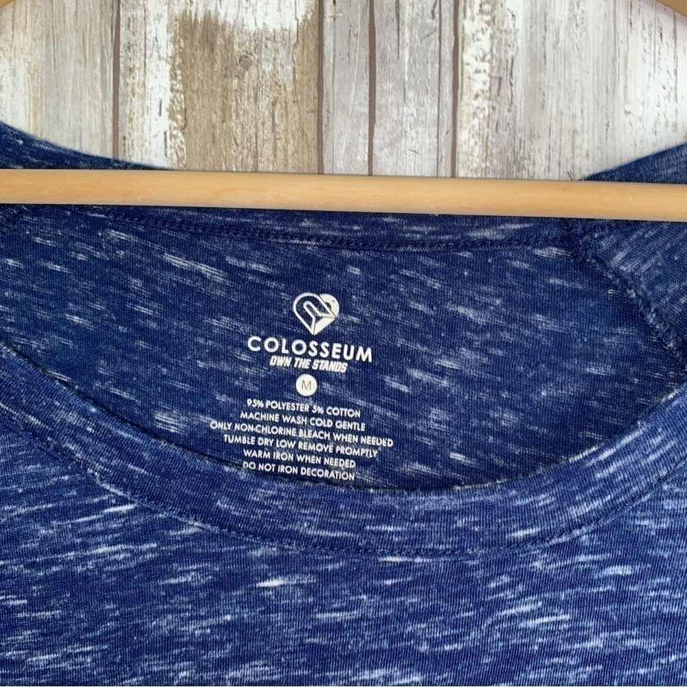 Auburn Tigers Heathered Tee Womens Medium Blue Orange Graphic Shirt - Picture 5 of 5